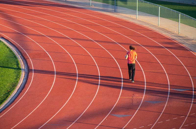 Woman jogging